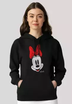 Толстовка F4NT4STIC "Disney Mickey Mouse Minnie Face Vintage Look", премиум качество, черный