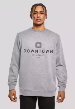 Толстовка F4NT4STIC "Downtown LA CREW", принт, серый