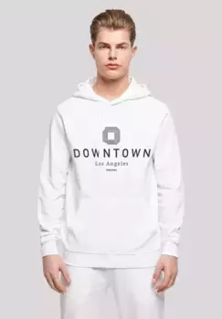 Толстовка F4NT4STIC "Downtown LA HOODIE", принт, белый