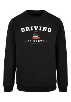 Толстовка F4NT4STIC Driving Home Weihnachten, черный