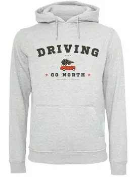 Толстовка F4Nt4Stic Driving Home Weihnachten, серый