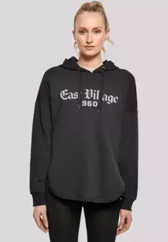 Толстовка F4NT4STIC " East Village Manhattan OVERSIZE HOODIE ", принт, черный