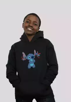 Толстовка F4NT4STIC "F4NT4STIC Hoodie Disney Lilo And Stitch Little Devils", принт, черный