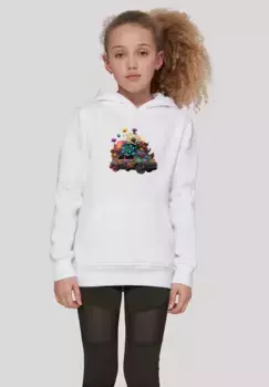 Толстовка F4NT4STIC "Flower Car Hoodie", принт, белый