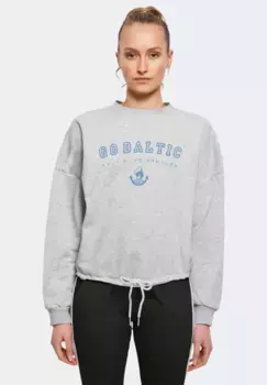 Толстовка F4NT4STIC "Go Baltic Knut & Jan Hamburg", принт, серый