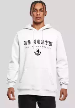 Толстовка F4NT4STIC "Go North", принт, белый