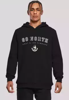 Толстовка F4NT4STIC "Go North", принт, черный