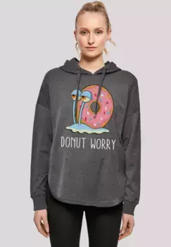 Толстовка F4NT4STIC "Губка Боб Квадратные Штаны Donut Worry Garry", принт, цвет Charcoal