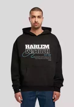 Толстовка F4NT4STIC "Harlem OVERSIZE HOODIE", принт, черный
