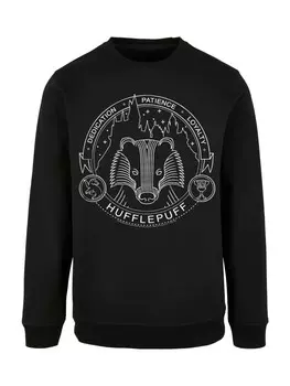Толстовка F4NT4STIC Harry Potter Hufflepuff Seal, черный