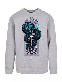 Толстовка F4NT4STIC Harry Potter Neon Nagini, пестрый серый