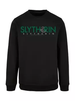 Толстовка F4NT4STIC Harry Potter Slytherin Text, черный