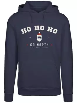 Толстовка F4Nt4Stic Ho Ho Ho Santa Weihnachten, синий