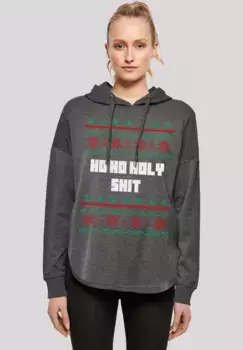 Толстовка F4NT4STIC "Ho Ho Holy", принт, цвет Charcoal