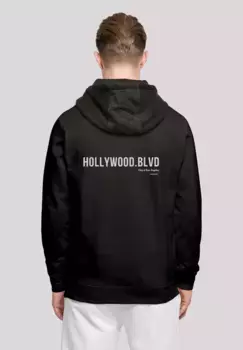 Толстовка F4NT4STIC "Hollywood blvd HOODIE", принт, черный