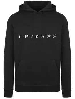 Толстовка F4NT4STIC Hoodie FRIENDS TV Serie Text Logo, черный