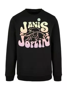 Толстовка F4NT4STIC Janis Joplin Pastel Logo, черный