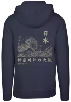 Толстовка F4NT4STIC "Kanagawa Wave Japan", толстовка, теплая, удобная, цвет морской волны