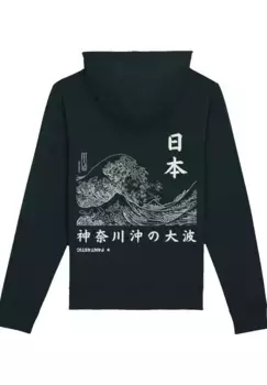 Толстовка F4NT4STIC "Kanagawa Wave" премиум-качества, черный