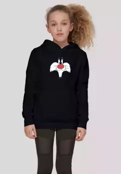 Толстовка F4NT4STIC "Looney Tunes Sylvester Big Face", принт, черный