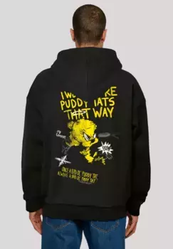 Толстовка F4NT4STIC "Looney Tunes Tweety Pie More Puddy Tats", принт, черный