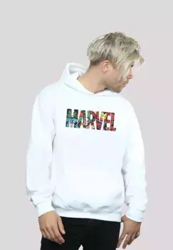Толстовка F4NT4STIC "Marvel Avengers Superheroes", принт, белый