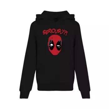 Толстовка F4NT4STIC «Marvel Deadpool Seriously», принт, черный