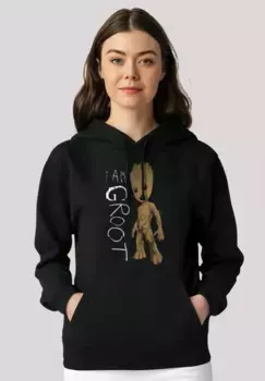 Толстовка F4NT4STIC "Marvel Guardians of the Galaxy I am Groot", премиум качество, черный