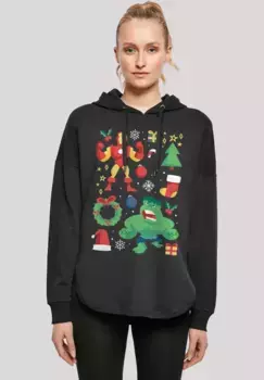 Толстовка F4NT4STIC "Marvel Universe Iron Man and Hulk Christmas", принт, черный