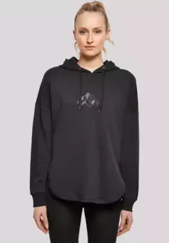Толстовка F4NT4STIC "Mountain Mountains Holiday Winter Snow Ski", принт, черный