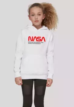 Толстовка F4NT4STIC "NASA Aeronautics And Space", унисекс для детей, товары премиум-класса, для мальчиков, девочек, с принтом, белый