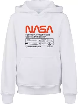 Толстовка F4NT4STIC NASA Classic Space Shuttle, белый
