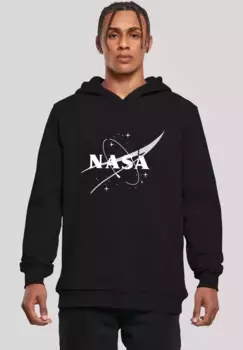 Толстовка F4NT4STIC "NASA Logo Meatball PHIBER METAVERSE FASHION", принт, черный