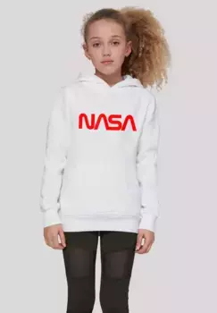 Толстовка F4NT4STIC "NASA Modern Logo White", детский унисекс, товары премиум-класса, для мальчиков, девочек, с принтом, белый