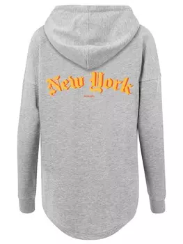Толстовка F4Nt4Stic New York Orange, серый
