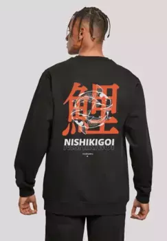 Толстовка F4NT4STIC "Nishikigoi Koi Japan Graphic", принт, черный
