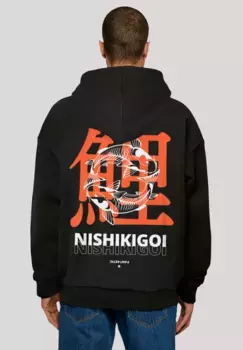 Толстовка F4NT4STIC "Nishikigoi Koi Japan Graphic", принт, черный
