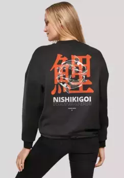 Толстовка F4NT4STIC "Nishikigoi Koi Japan", принт, черный
