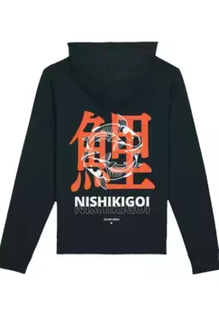 Толстовка F4NT4STIC "Nishikigoi Koi", премиум качество, черный