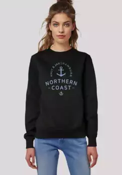 Толстовка F4NT4STIC "Nordsee Knut & Jan Hamburg", премиум качество, черный