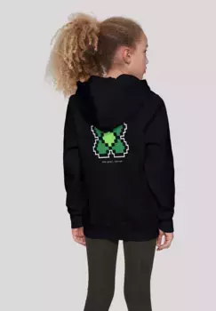 Толстовка F4NT4STIC "Новый год Happy New Year Pixel Clover", принт, черный