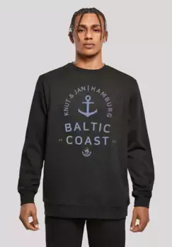 Толстовка F4NT4STIC "Ostsee Logo Knut & Jan Hamburg", принт, черный