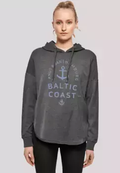 Толстовка F4NT4STIC "Ostsee Logo Knut & Jan Hamburg", принт, цвет Charcoal