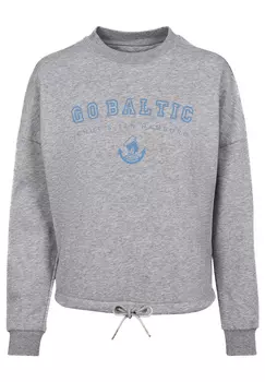 Толстовка F4NT4STIC Oversize Go Baltic Knut & Jan Hamburg, цвет grau meliert