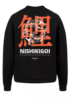 Толстовка F4NT4STIC Oversize Nishikigoi Koi Japan, черный