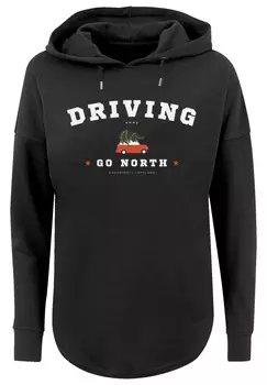 Толстовка F4NT4STIC Oversized Hoodie Driving Home Weihnachten, черный