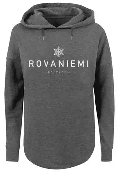 Толстовка F4NT4STIC Oversized Hoodie Schneeflocke Winter Lappland, цвет charcoal