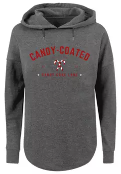 Толстовка F4NT4STIC Oversized Hoodie Weihnachten Candy Coated Christmas, цвет charcoal