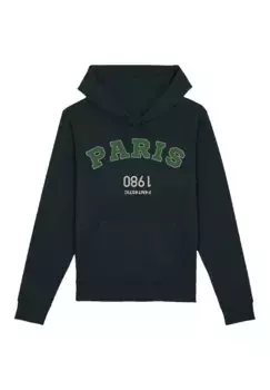 Толстовка F4NT4STIC "Paris 1980 Green", премиум качество, черный