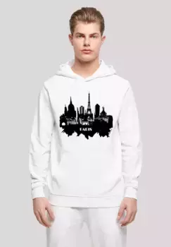 Толстовка F4NT4STIC "PARIS SKYLINE HOODIE", принт, белый